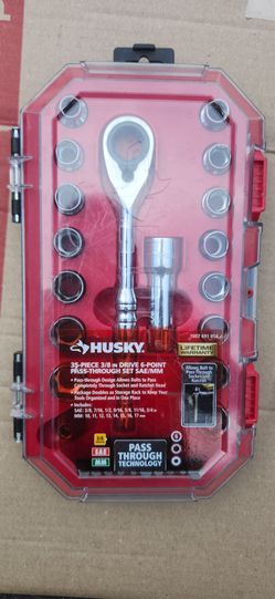 Husky 35-Piece 3/8 in Drive Socket Set