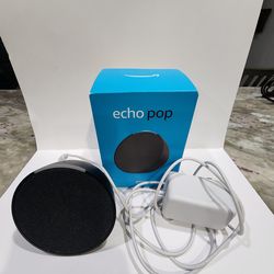 Amazon Echo Pop (2023) – Like New – With Box & Adapter