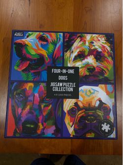 Professor Puzzle Jigsaw Four-In- One Anstract Dogs  Collection 4 X 1,000  NIB
