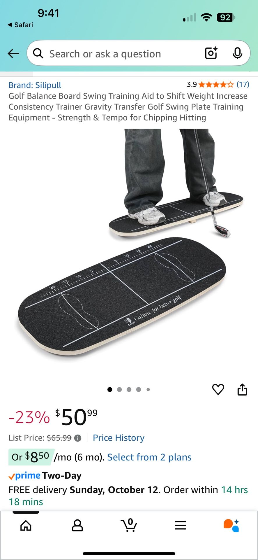 Silipull Golf Balance Board