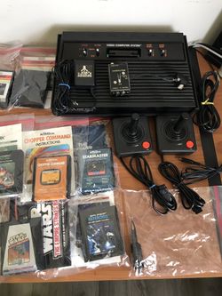 Atari 2600 - Collectible with 19 games and manuals PAC-MAN - ET - COMBAT