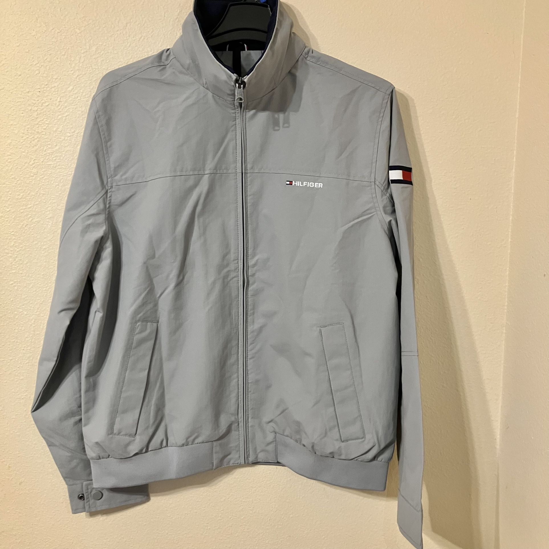 TOMMY HILFIGER FULL ZIP SHELL JACKET Sz XL