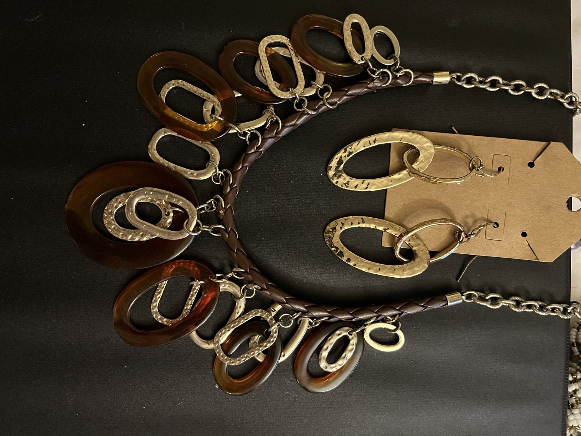 Earrings And Necklace