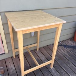 Wooden Tall Table