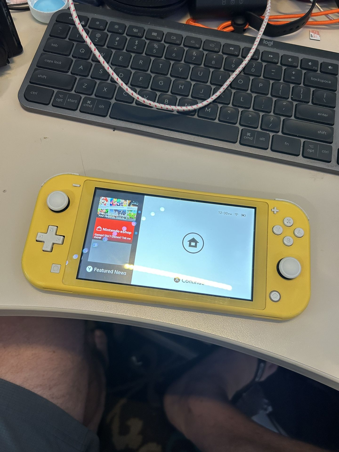 Nintendo Switch Lite (HDH‑001, Yellow) – Good Condition + Case & Charger – Fallbrook Pickup
