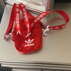 Red Adidas Crossbody Bag