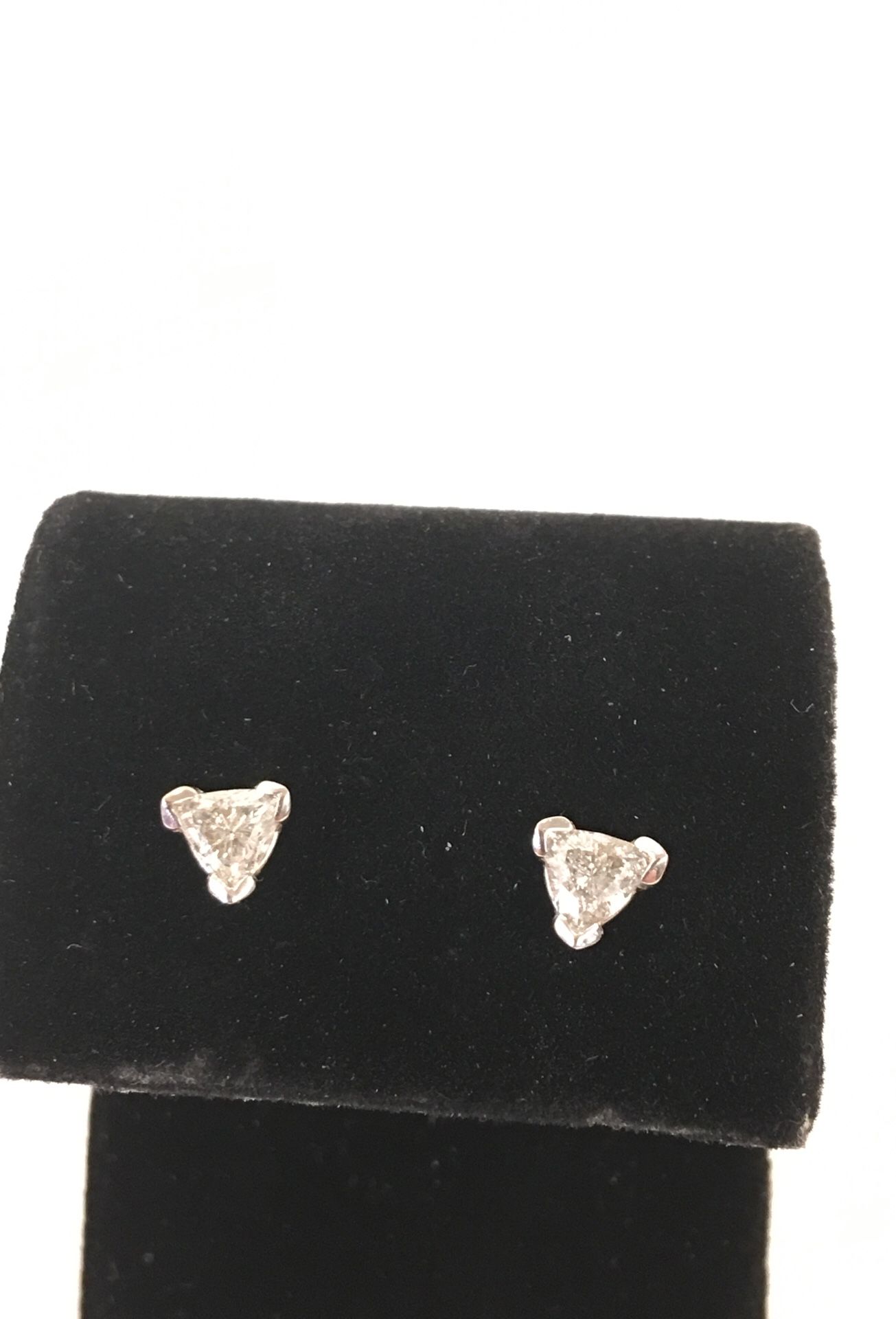 Ladies diamond earrings