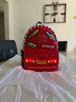 Loungefly Disney Pixar Cars Lightning McQueen Rust-eze Light-up Mini Backpack — BoxLunch Exclusive