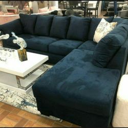 Darcy Blue RAF Sectional ♥️ Couch 939