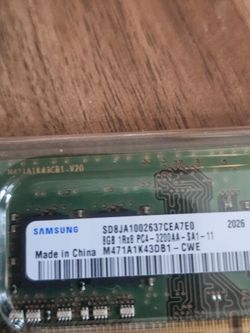 Samsung 8GB DDR4 3200MHZ LAPTOP RAM