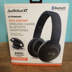 Audiolux.XT Voice- Assistant Wireless Charge Bluetooth Headphones