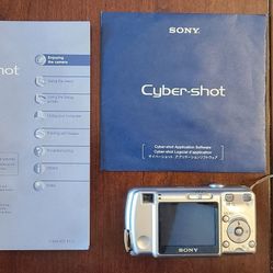 Sony Cybershot DSC-S600 6MP Digital Camera With 3x Optical Zoom