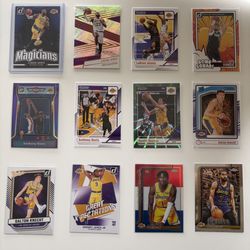Lakers Lot – LeBron, Luka, AD, Reaves, Bronny, Knecht + Inserts (11 Cards)