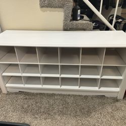 Shoe Bench Organizer