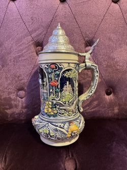 Vintage German-Made Beer Stein - Collectible