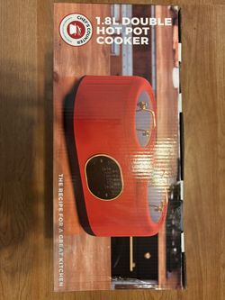 Chef’s counter 1.8l double hot pot cooker