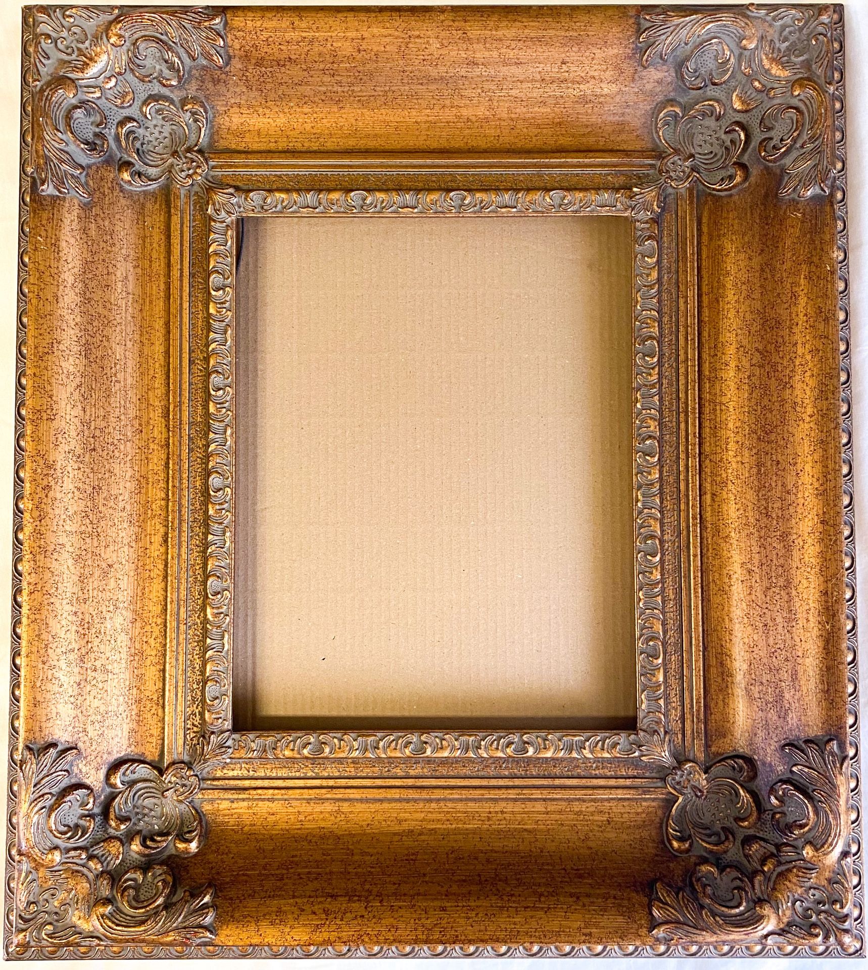 #Vintage French Ornate Antique Gold Wood Picture Frame