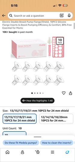 Breast pump silicone