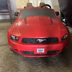 Power Wheels Mustang Used, Needs New Battery And Charger