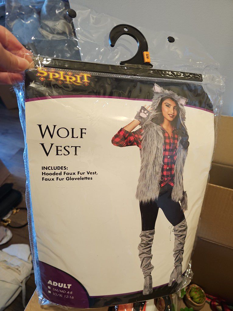Costumes - Wolf Vest, Deer Poncho