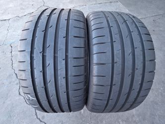 2 USED TIRES GOODYEAR 235/40/19