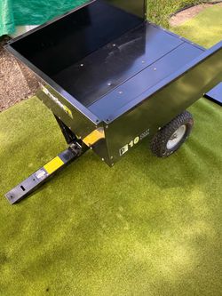 *READ DESCRIPTION* Lawnmower Dump Trailer 10 cubic feet