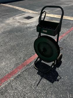 Steel Strapping Cart with Dispenser Reel