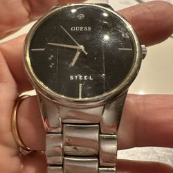 Guess Steel Unisex Watch 