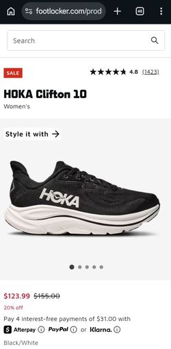 Hoka Clifton 10 tennis shoes size 6.5 women's