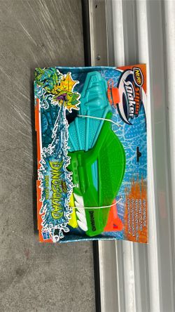 NERF Super Soaker DinoSquad - Pistola de agua para juegos de verano al aire libre, para niños, adolescentes y adultos