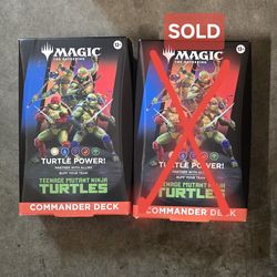 Magic Teenage Mutant Ninja Turtles Commander deck   obo