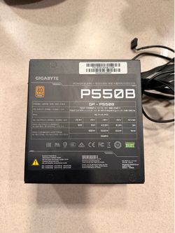 550W Gigabyte 80+ Bronze PSU (GP-P550B)