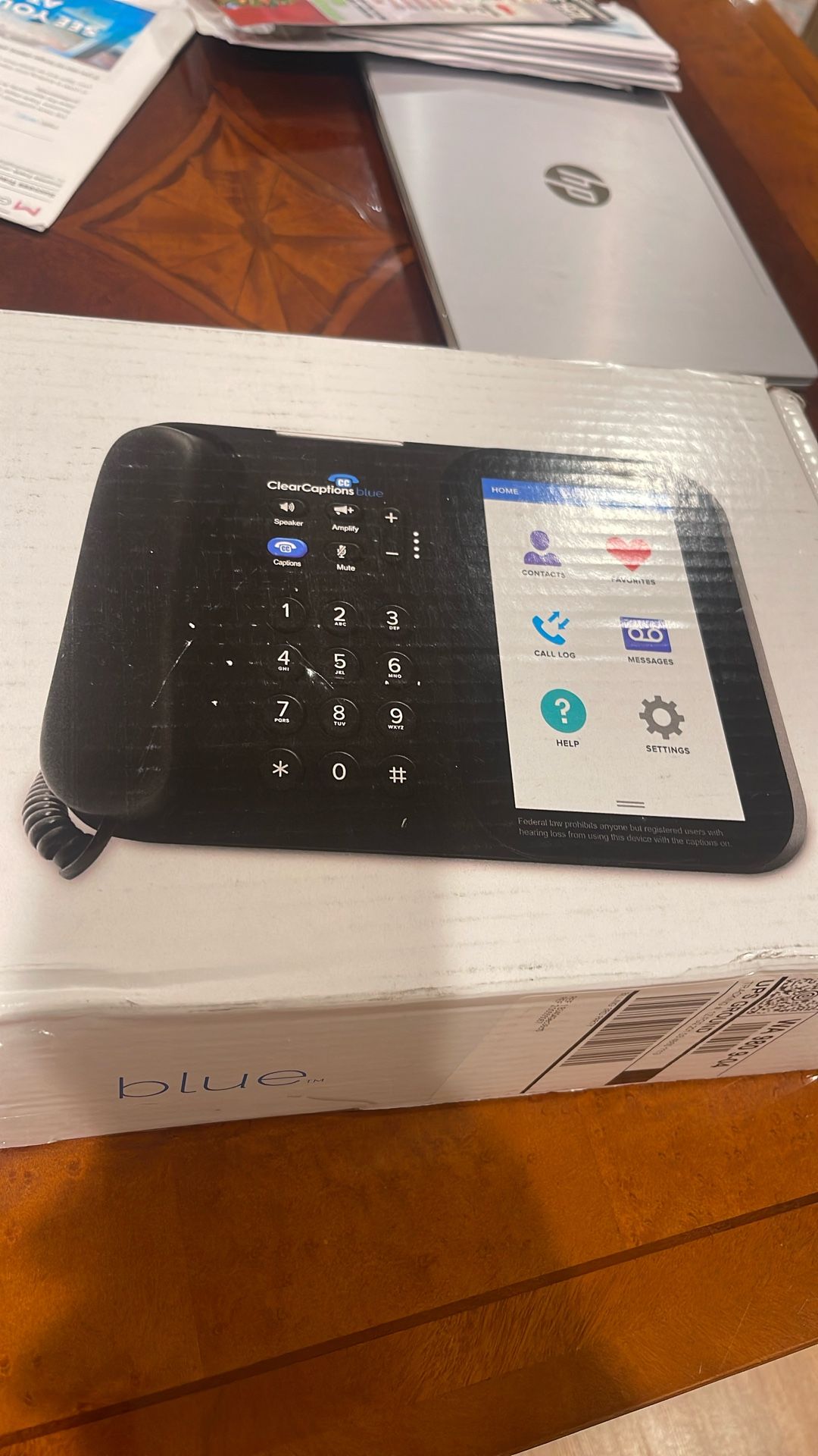 Clearcaptions Smart Home Phone-new In Box