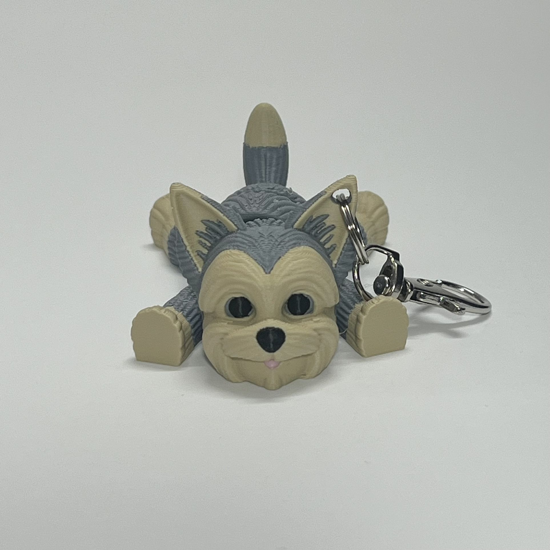 Adorable Articulated Yorkie Keychain 🐾 – Cute, Handcrafted & Collectible!
