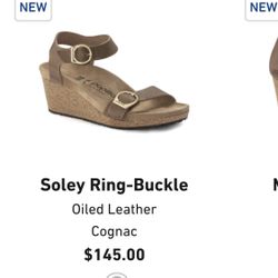 Women’s Tan (Birkenstock) Sandals New ( Solely Style ) Size 8 No Box Thou.