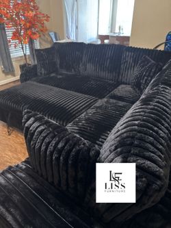 NEW - Sectional Couch w/ Pullout | Free White Glove Delivery ✅🚚