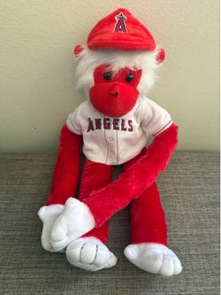 Anaheim Angels MLB Official Licensed Rally Monkey Red Baseball Mascot 18"