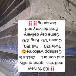 Mattresses, Free Delivery The Same Day 