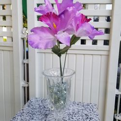 Crystal  glass  vase 