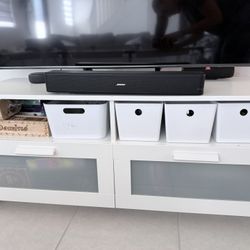 White Tv Stand Entertainment Center