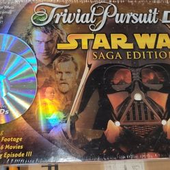 Star Wars DVD Trivial Pursuit Saga Edition.  NEVER OPENED.