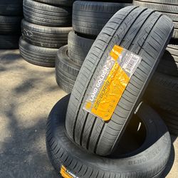 4 new 235/60/18 landgolden tires installed and balanced