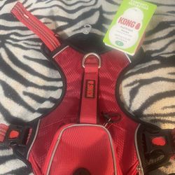 Kong Large NWT Dog Harness 13.00, Xmax Thick Dog Collars 5.75 Ea