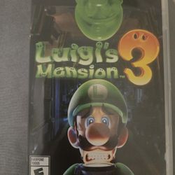 Switch games Luigis mansion 3