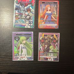 code geass card lot 