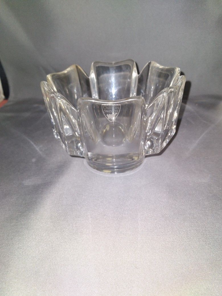 Orrefors Sweden Glass Bowl