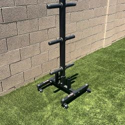 Titan Fitness Portable Weight Tree / Plate Holder 