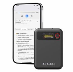 Al Voice Recorder With Display Screen 64GB