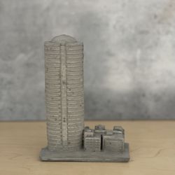 SINQORCN 《Destroyed City》Aquarium Fish Tank Decoration