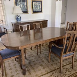 Dining Table 8 Chairs Buffett